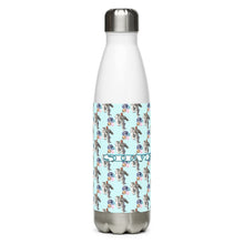Load image into Gallery viewer, Botella de agua de acero inoxidable Astronaut Cyan ligero
