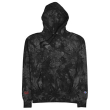 Load image into Gallery viewer, Sudadera Champion tie-dye unisex bordado manga rojo