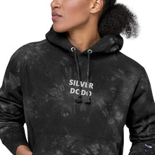 Load image into Gallery viewer, Sudadera Champion con Silver Dodo tie-dye unisex bordado central blanco