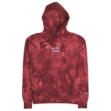 Load image into Gallery viewer, Sudadera Champion con Silver Dodo tie-dye unisex bordado central blanco
