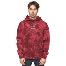 Load image into Gallery viewer, Sudadera Champion con Silver Dodo tie-dye unisex bordado central blanco