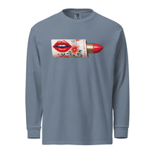 Load image into Gallery viewer, Camiseta gruesa teñida de manga larga Lipstick