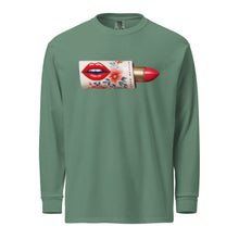 Load image into Gallery viewer, Camiseta gruesa teñida de manga larga Lipstick