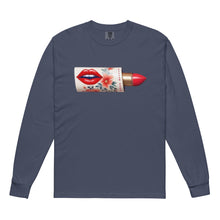 Load image into Gallery viewer, Camiseta gruesa teñida de manga larga Lipstick