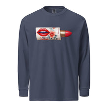 Load image into Gallery viewer, Camiseta gruesa teñida de manga larga Lipstick