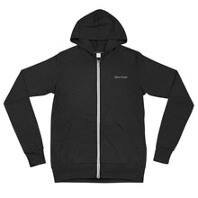 Load image into Gallery viewer, Sudadera con cremallera unisex bordado gris