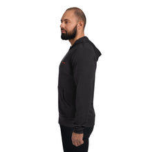 Load image into Gallery viewer, Sudadera con cremallera unisex bordado rojo