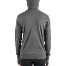 Load image into Gallery viewer, Sudadera con cremallera unisex bordado rojo