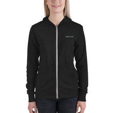 Load image into Gallery viewer, Sudadera con cremallera unisex bordado gris