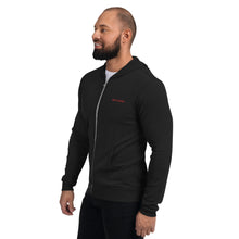 Load image into Gallery viewer, Sudadera con cremallera unisex bordado rojo