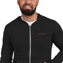 Load image into Gallery viewer, Sudadera con cremallera unisex bordado rojo