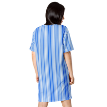 Load image into Gallery viewer, Vestido camiseta Geovanna rayas fab