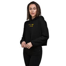 Load image into Gallery viewer, Sudadera Crop con Capucha Luba bordado  amarillo