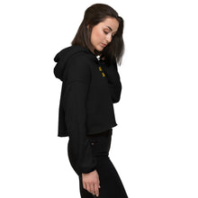 Load image into Gallery viewer, Sudadera Crop con Capucha Luba bordado  amarillo