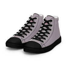 Load image into Gallery viewer, Zapatillas de lona de caña alta para mujer lily negro Perfecto