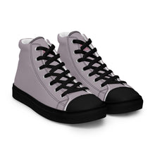 Load image into Gallery viewer, Zapatillas de lona de caña alta para mujer lily negro Perfecto