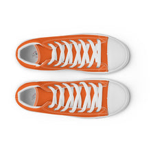Load image into Gallery viewer, Zapatillas de lona de caña alta para mujer naranja