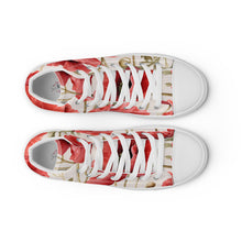 Load image into Gallery viewer, Zapatillas de lona de caña alta para mujer Marsala