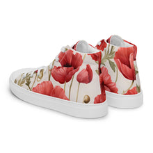 Load image into Gallery viewer, Zapatillas de lona de caña alta para mujer Marsala