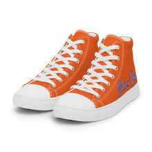 Load image into Gallery viewer, Zapatillas de lona de caña alta para mujer naranja