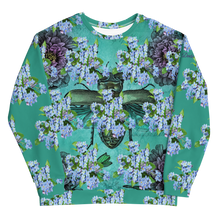 Load image into Gallery viewer, Sudadera unisex  Xenia Escarabajo verde niágara