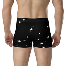 Load image into Gallery viewer, Calzoncillos boxer estrellas negro
