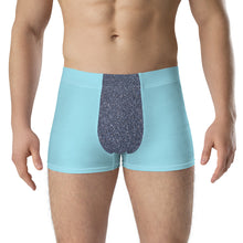 Load image into Gallery viewer, Calzoncillos boxer azul brillantina azul celeste