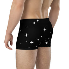 Load image into Gallery viewer, Calzoncillos boxer estrellas negro
