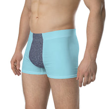 Load image into Gallery viewer, Calzoncillos boxer azul brillantina azul celeste