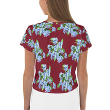 Load image into Gallery viewer, Camiseta corta Xenia Idara burdeos