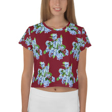 Load image into Gallery viewer, Camiseta corta Xenia Idara burdeos