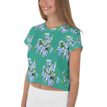 Load image into Gallery viewer, Camiseta corta  Xenia Idara verde niágara