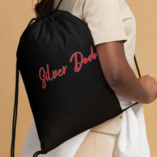 Load image into Gallery viewer, Mochila con cordones básica negra