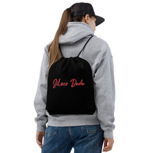 Load image into Gallery viewer, Mochila con cordones básica negra