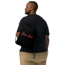 Load image into Gallery viewer, Mochila con cordones básica negra