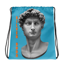 Load image into Gallery viewer, Mochila con cordones David azul