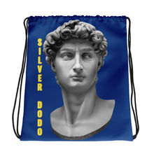 Load image into Gallery viewer, Mochila con cordones David azul cerúleo