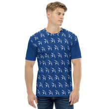 Load image into Gallery viewer, Camiseta para hombre Ajaz azul cerúleo