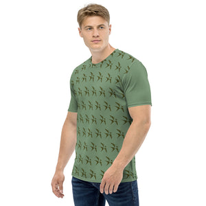 Camiseta para hombre Ajaz verde medio