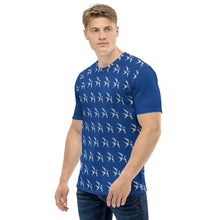 Load image into Gallery viewer, Camiseta para hombre Ajaz azul cerúleo