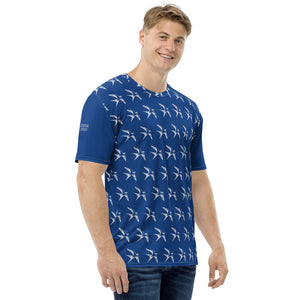 Camiseta para hombre Ajaz azul cerúleo