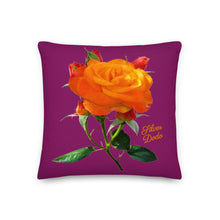 Load image into Gallery viewer, Cojín premium Rosa berenjena star