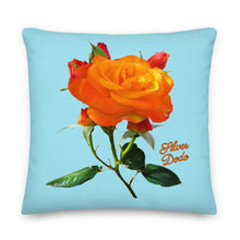 Load image into Gallery viewer, Cojín premium Rosa azul celeste star