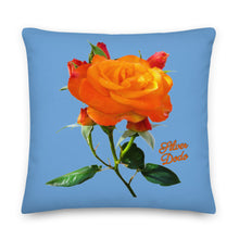 Load image into Gallery viewer, Cojín premium Rosa azul bebé star