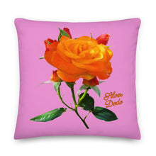 Load image into Gallery viewer, Cojín premium Rosa rosa star