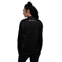 Load image into Gallery viewer, Chaqueta bomber unisex Silvana negro