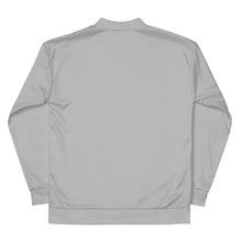 Load image into Gallery viewer, Chaqueta bomber unisex básica plata