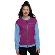 Load image into Gallery viewer, Chaqueta bomber unisex Nydia berenjena