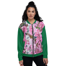 Load image into Gallery viewer, Chaqueta bomber unisex Silvana verde