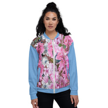 Load image into Gallery viewer, Chaqueta bomber unisex Silvana azul bebé